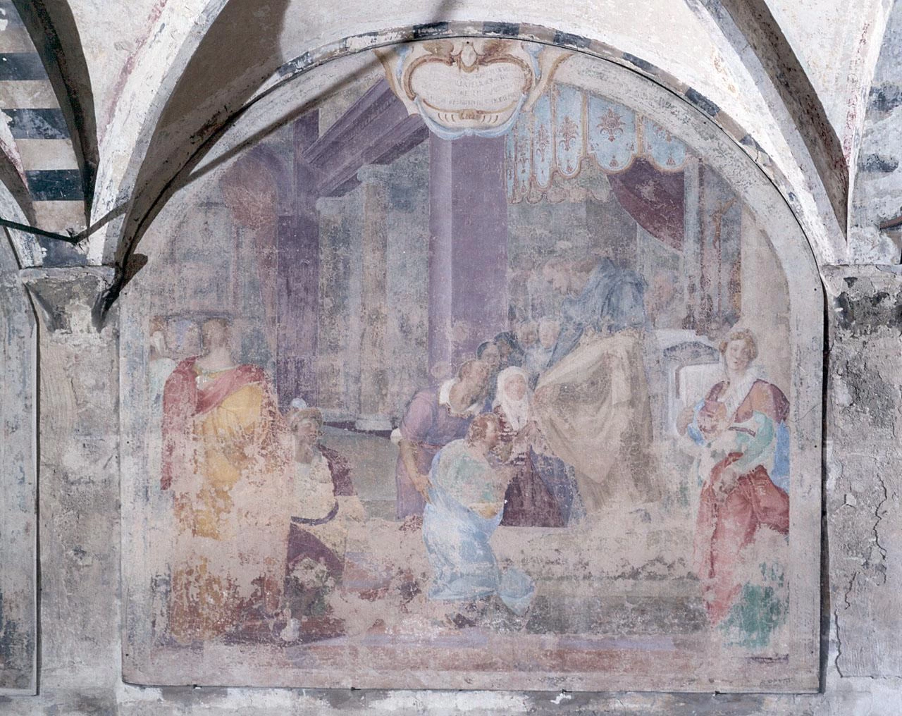 San Vincenzo Ferrer riceve l'abito dei domenicani - Convento di Santa Maria Novella, Firenze